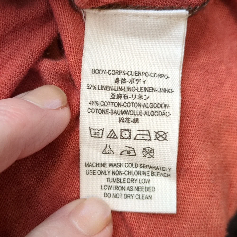 Free People First Base Henley In Copper Size S - Picture 8 of 10